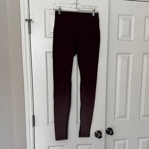 lululemon athletica Dark Burgundy Leggings